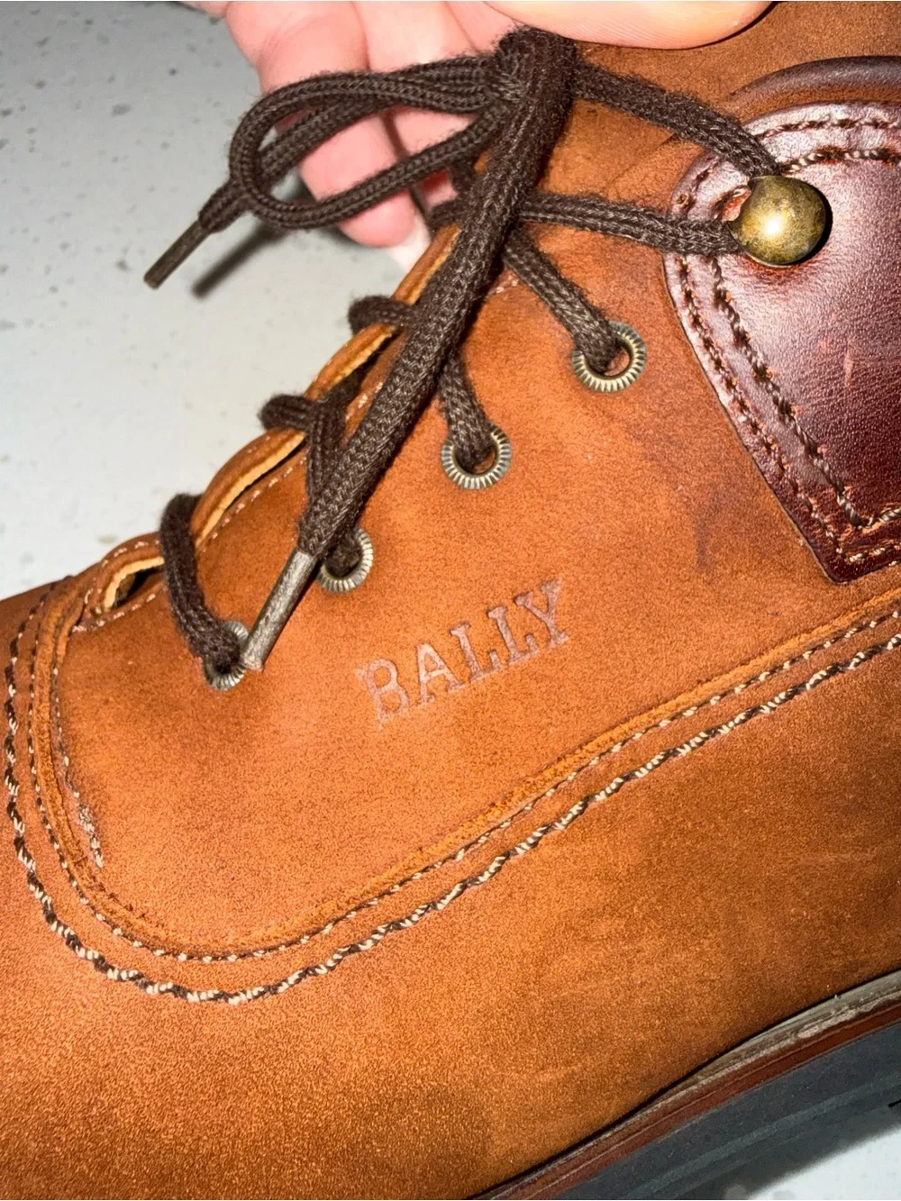 Bally Tan and Dark Brown Suede Chukka Boots